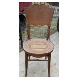 Oak Cane Seat Dining Chair