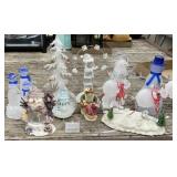 Large Lot of Snowman/Christmas Decor
