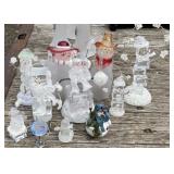 Large Lot of Snowman/Christmas Decor