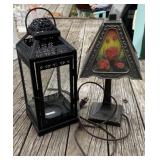 Electric and Candle Lamps