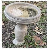 Concrete Birdbath