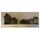 Lot of Decorative Woodlet Houses
