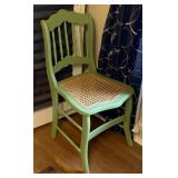 Cane Seat Painted Chair