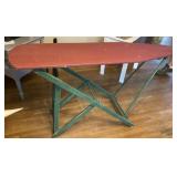 Red and Green Ironing Board