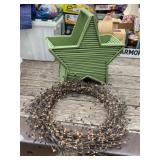 Berry Wreath and Star Box