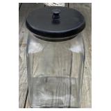One Gallon Canister Jar with Wood Lid