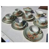 Teacups, Saucers, Sugar & Creamer