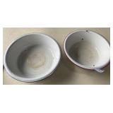 2 - Enameled Pans