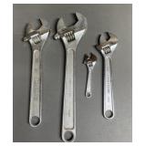 4 - Craftsman Adjustable Wrenches