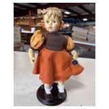 Goebel Anniversary Porcelain Doll on Stand