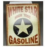 White Star Gasoline Sign