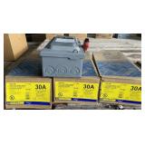 3 - Square D 30 Amp Safety Switches