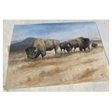 Oil Buffalo Picture