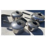 Revereware Cookware with Lids