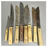 Carbon Steel Butchering Knives