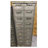 Steel Case 10 Drawer File Cabinet