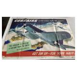 WWII Corsair Poster