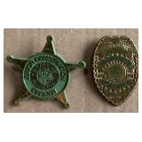 2 - Plastic Toy Badges