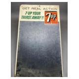 7UP Blackboard Fiberboard Sign