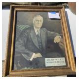 Framed Roosevelt Print