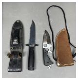 2 - Import Knives & Leather Sheaths