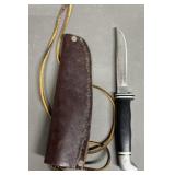 Buck 102 Knife w/ Leather Sheath