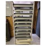 12 Bin Tray Cabinet/Shelf