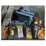 Plastic Field Box and Shooting Supplies