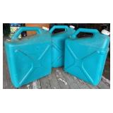 3 - 6 Gallon Reliance Water Cans