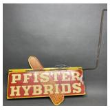 Pfister Hybrids Seed Corn Sign