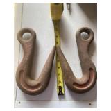 2 - 10" Chain Hooks