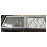 2 - 15" x 20" Aluminum Showcases
