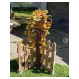 Fall Corner Picket Display