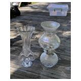 Oil Lamp and Vase