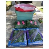 Wreath Box, Garland & Tote with Lid