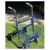 Mobility Walker with Basket & Brakes