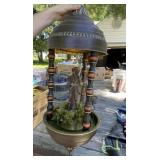 Vintage Hanging Oil Lamp