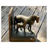 Brass Horse Bookend