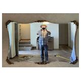 Approx 40" x 64" Beveled Wall Mirror