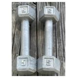 2 - 5lb Weights