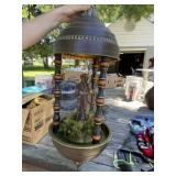 Vintage Hanging Oil Lamp