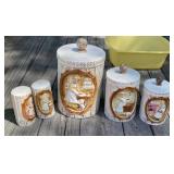 1978 Sears and Roebuck Canister Set