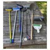 Brooms, Shovel, Dust Pans