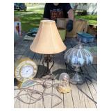 Lamps and Clock