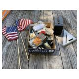 Speed Square, Flags, Vintage Camera