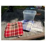 Tote with Lap Blankets