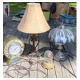 Lamps and Clock