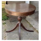 Duncan Phyfe Mahogany Lamp Table