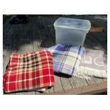 Tote with Lap Blankets