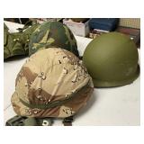 3 Military Helmets
